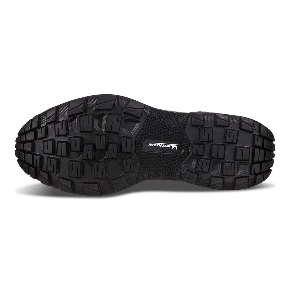 Tenis De Montaña Hombre - ECCO Exohike Mid Gtx - Negros - CUF072985